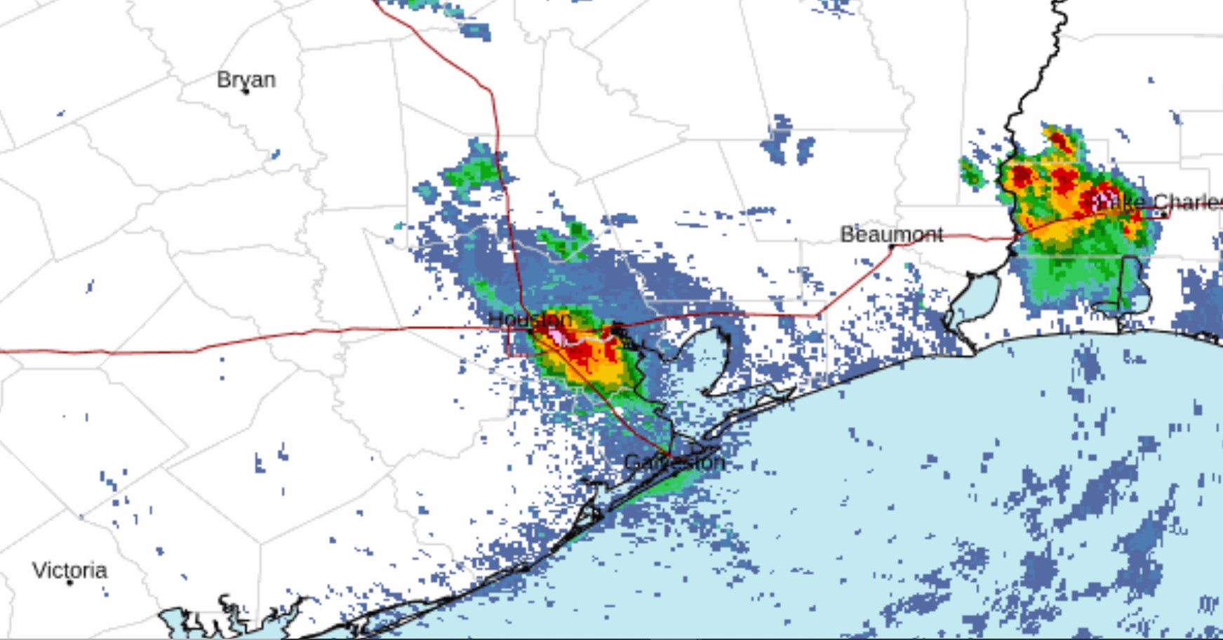 Houston Hit by Severe Storm with High Winds and Hail