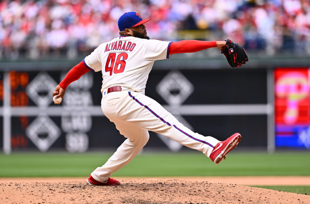 Featured image for Phillies' Jose Alvarado sidelined with elbow injury
