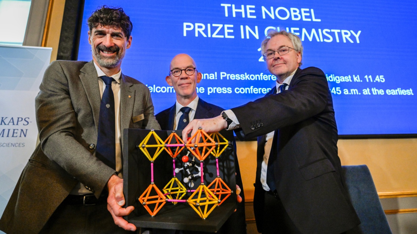 Featured image for Nobel Prize in Chemistry Awarded for Breakthroughs in Metal-Organic Frameworks