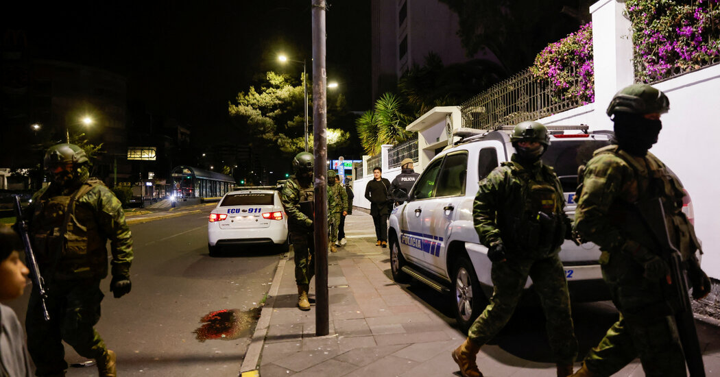 Featured image for "Latin American Diplomatic Crisis: Ecuador's Embassy Raid and International Outcry"
