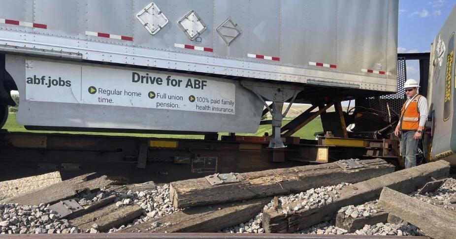 "Massive Train Derailment on Hi-Line Havre Causes Chaos with 20 Tipped Rail Cars"