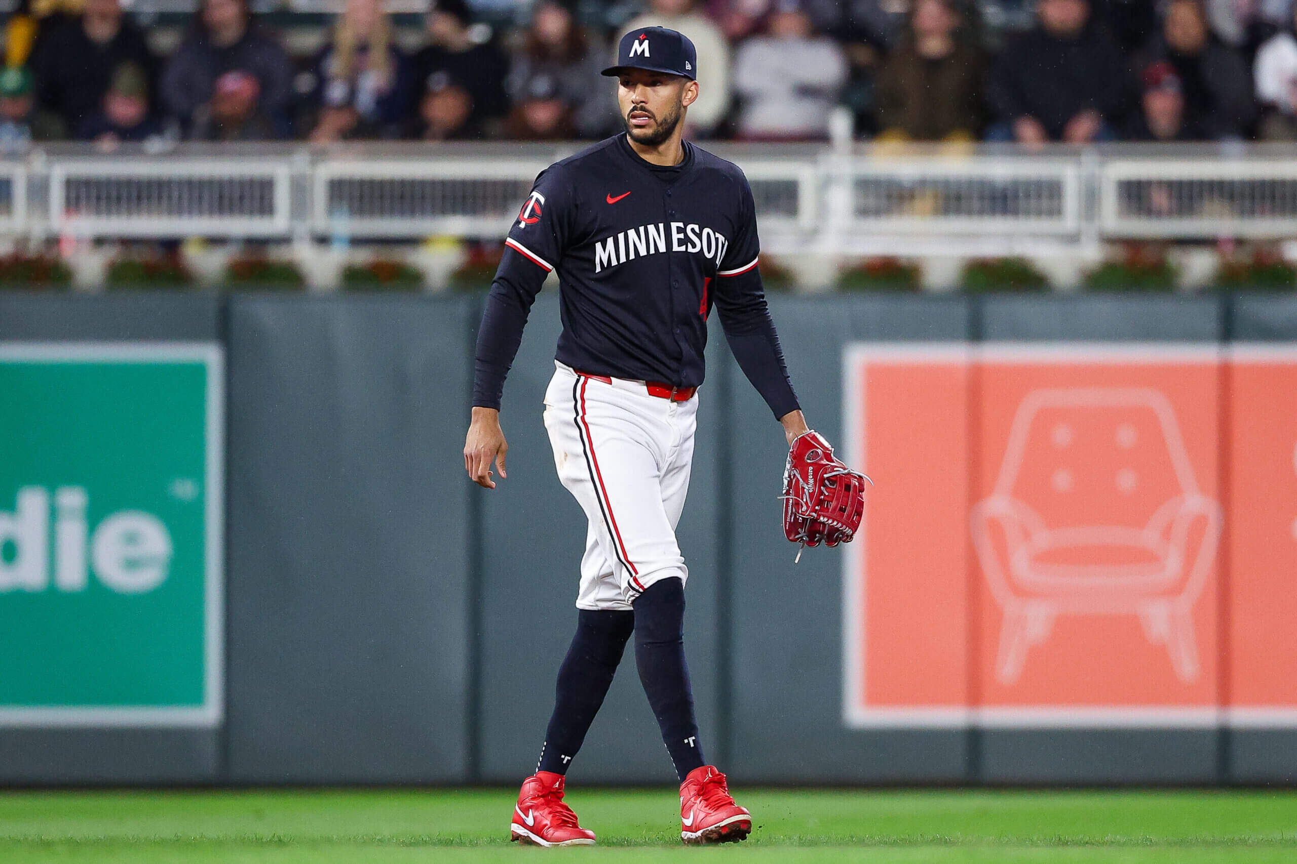 Featured image for "Twins' Carlos Correa Sidelined by Right Oblique Injury in Opener Against Tigers"