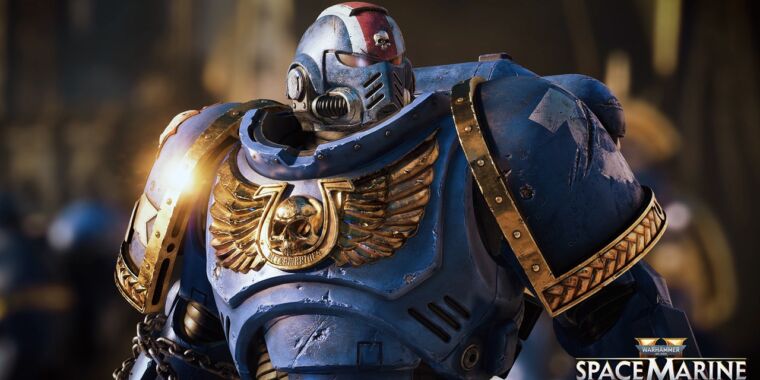 Featured image for "Space Marine 2 Full Dev Build Leaks Online Months Before Release"
