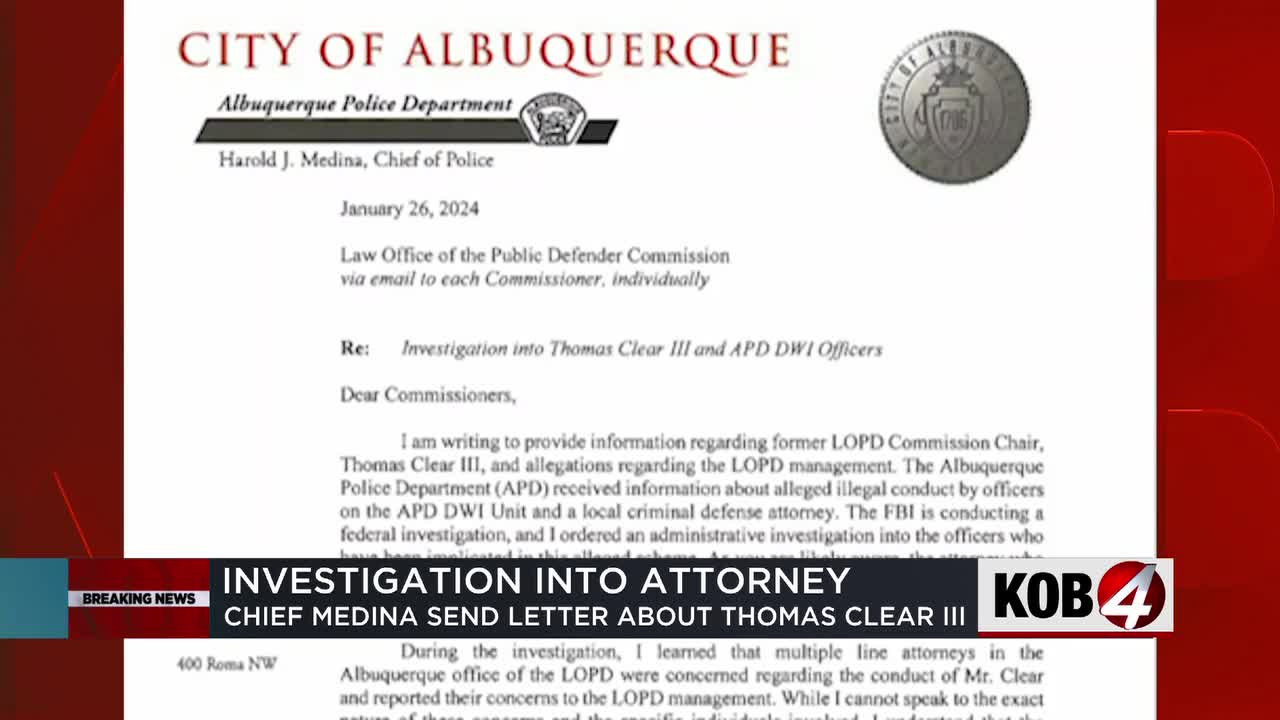 Featured image for "Albuquerque Attorney and Police Officers Linked to Ongoing Federal Investigation"
