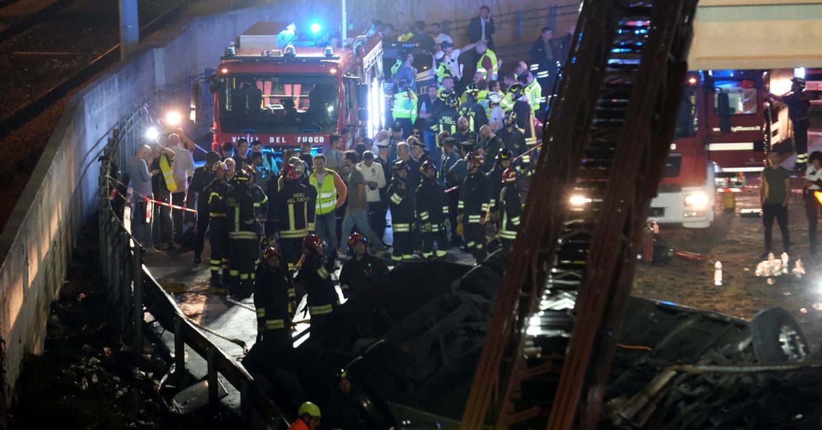 Tragedy Strikes as Venice Tourist Bus Plunges, Leaving 21 Dead