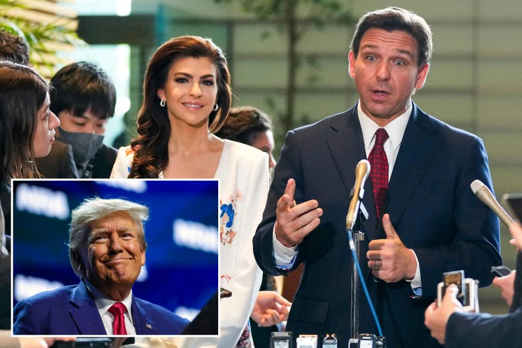 DeSantis dismisses Trump's poll lead during Japan trip.