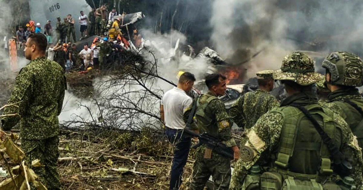 Colombia military transport plane crash leaves at least 66 dead