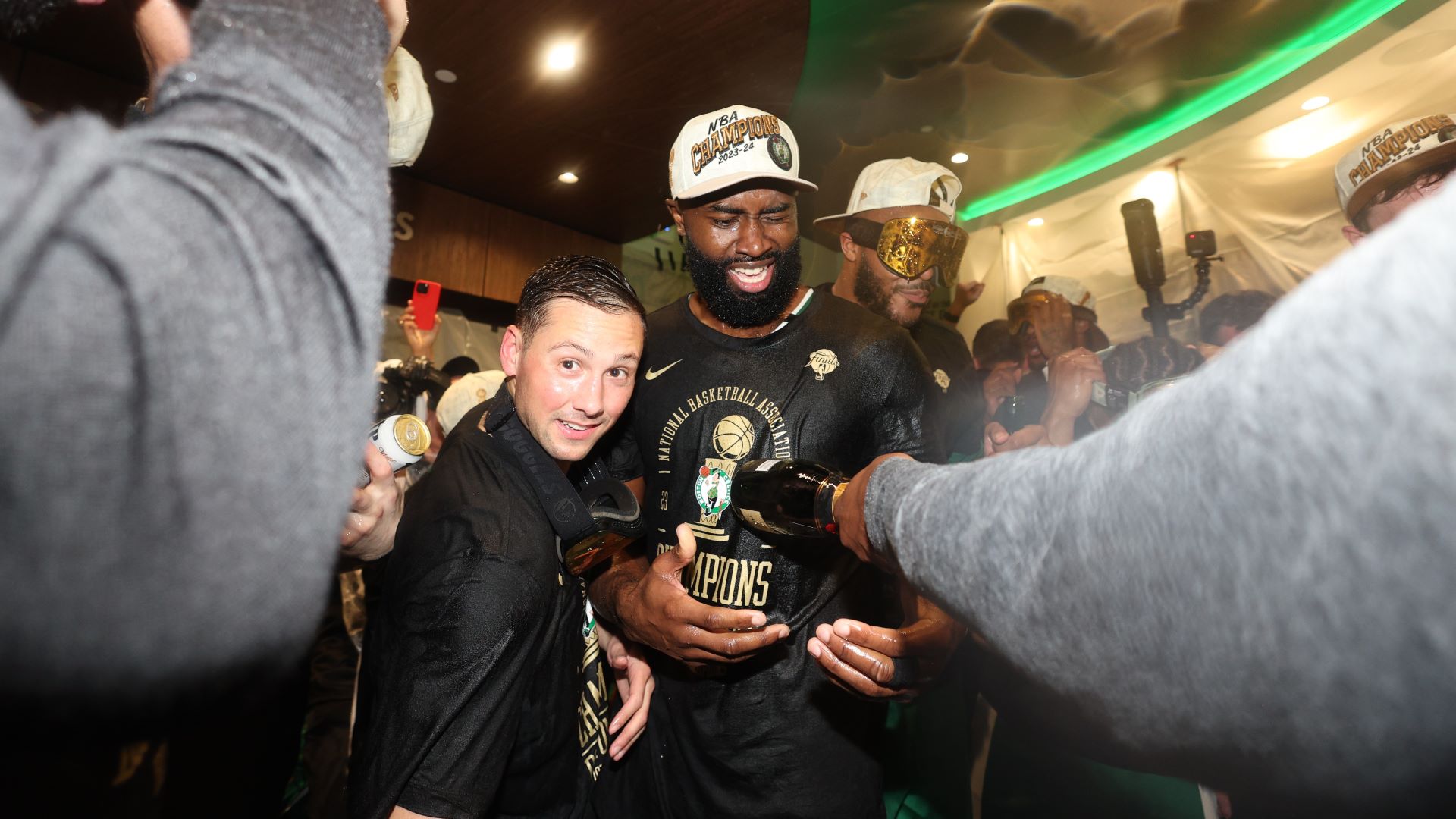 Featured image for Jaylen Brown Teases Stephen A. Smith with Parade Attire