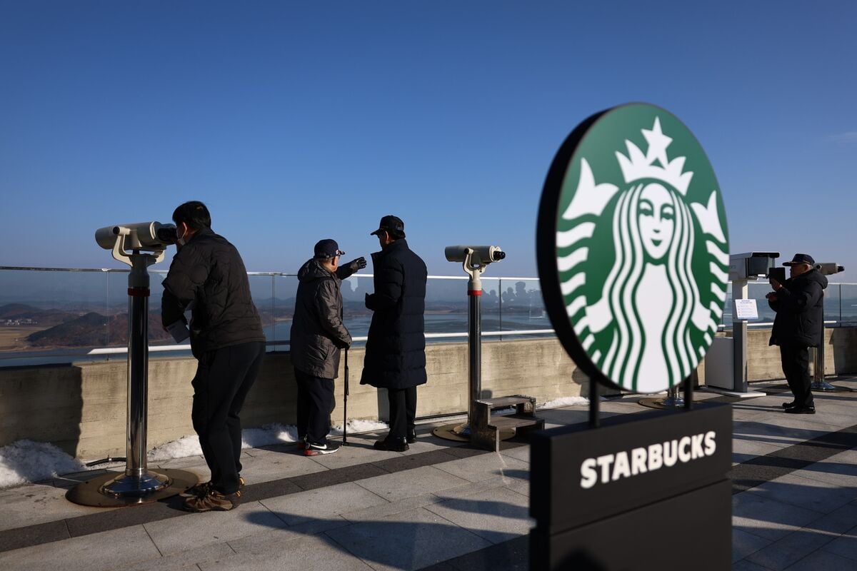Featured image for Starbucks Opens Cafe with Views of North Korean Life at South Korean Border