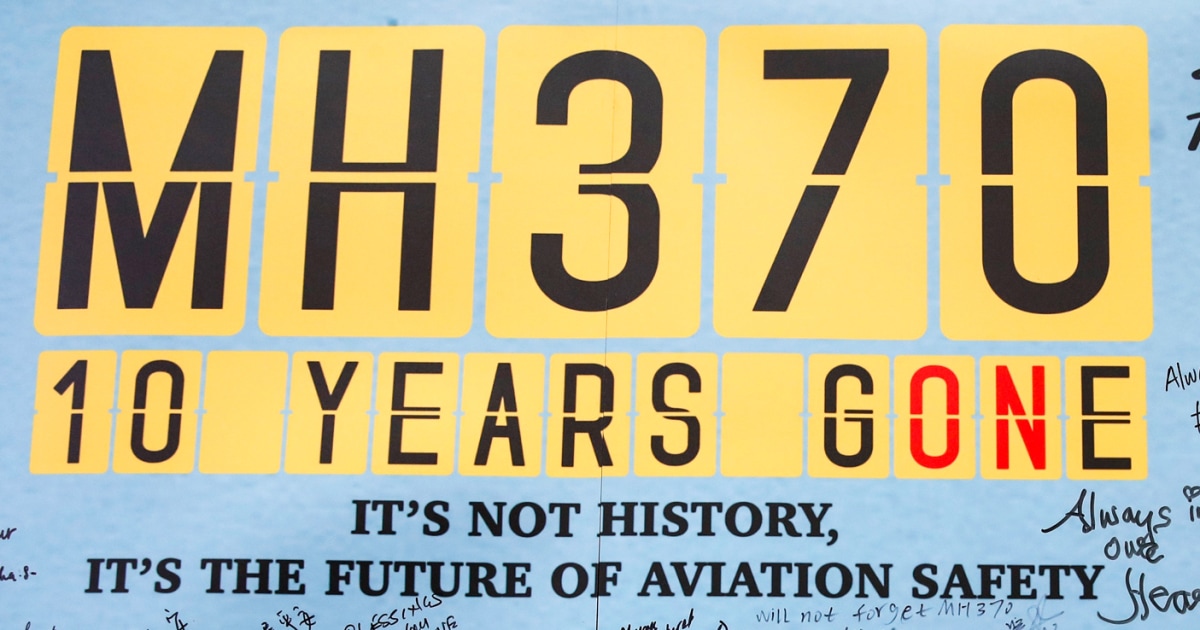 "Renewed Calls for MH370 Search 10 Years After Disappearance"