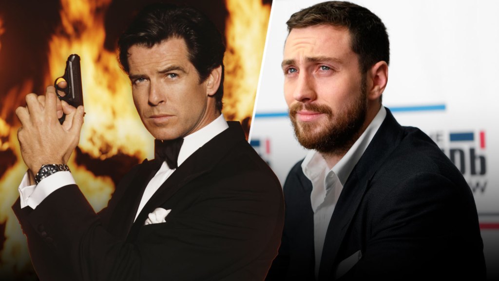Featured image for "Pierce Brosnan and George Lazenby Endorse Aaron Taylor-Johnson as James Bond"