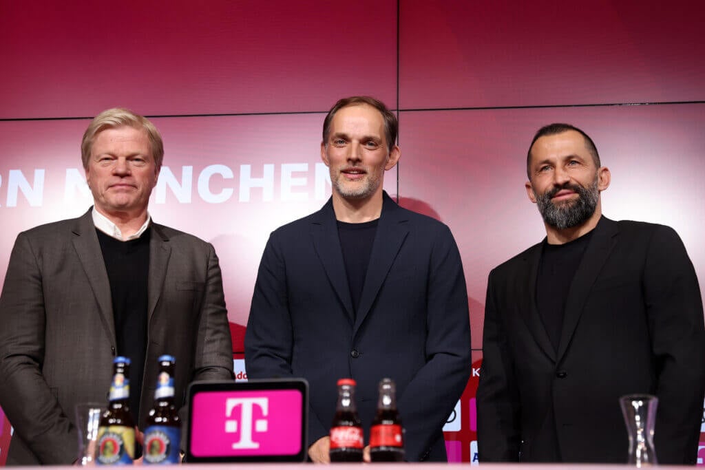 Featured image for Tuchel's Bayern Munich squad can challenge for every trophy, while Nagelsmann's girlfriend causes controversy at Bayern.