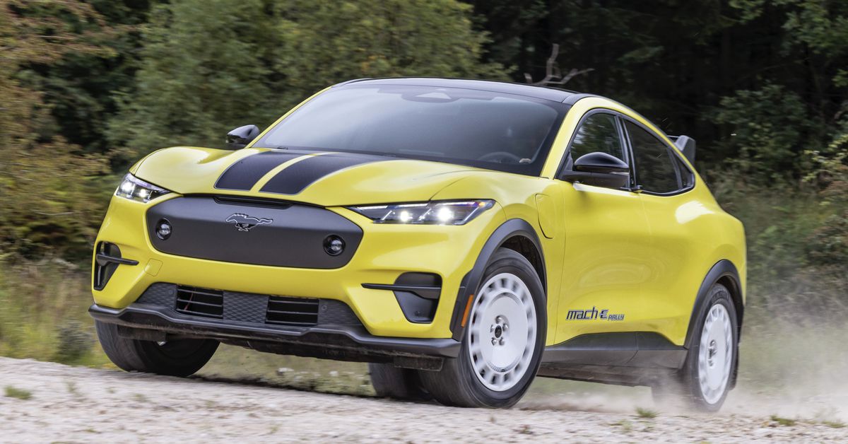 Featured image for Introducing Ford's Off-Road Performance EV: The 2024 Mustang Mach-E Rally