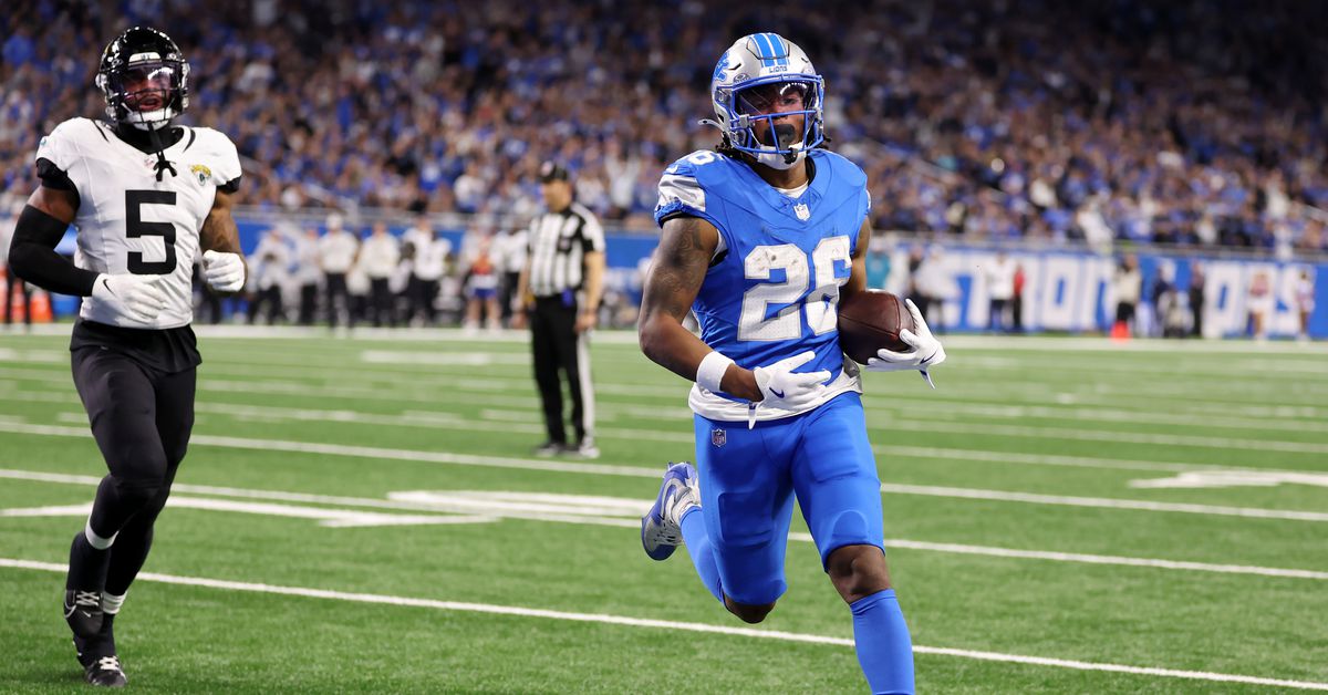 Featured image for Detroit Lions' Rushing Dominance Shatters NFL Record in Win Over Jaguars