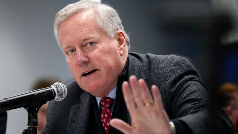Mark Meadows Granted Immunity, Testifies to Special Counsel in Federal Election Subversion Probe