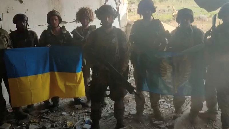 Featured image for Ukraine's Zelenskiy announces successful recapture of Staromaiorske village in southeast