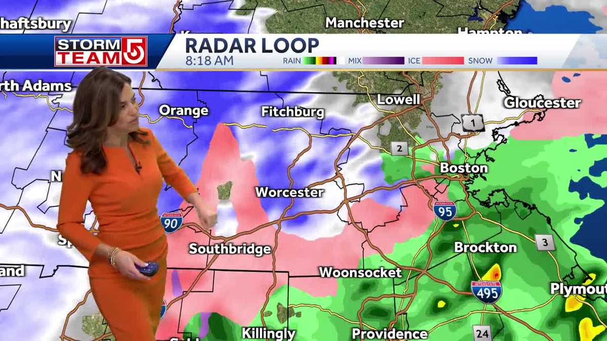 "Massachusetts Snowfall: April 4 Nor'easter Updates and Road Conditions"