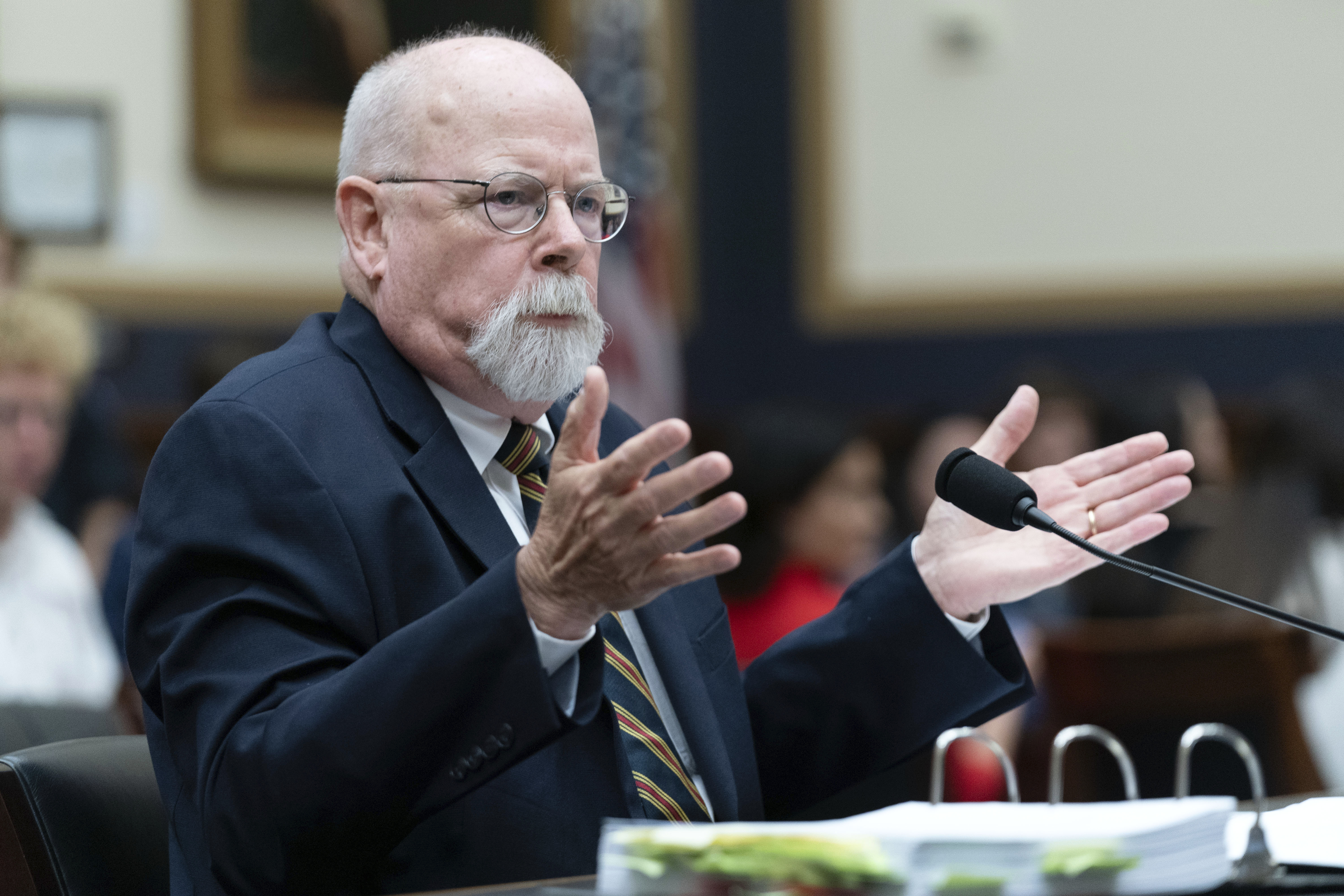 Featured image for Political Divide Deepens as John Durham Testifies on FBI Report.