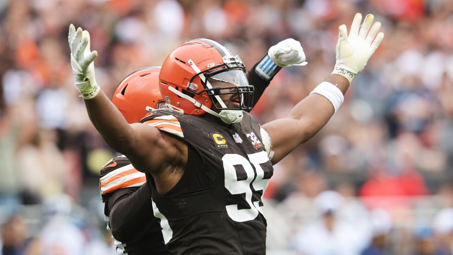 Featured image for "Myles Garrett Reigns as Browns' Sack King and Mentor"