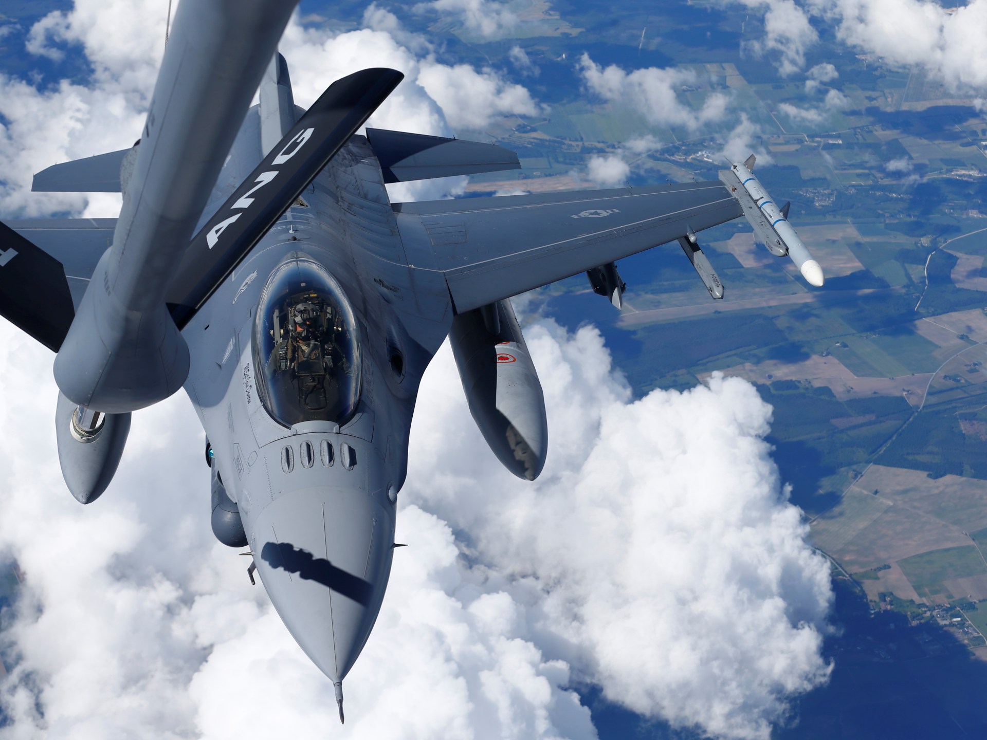 "Russia Raises Concerns Over F-16 Transfer to Ukraine"