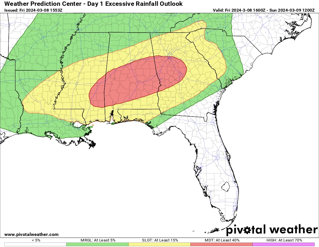 "South and East Coast Bracing for Severe Storms and Flooding"