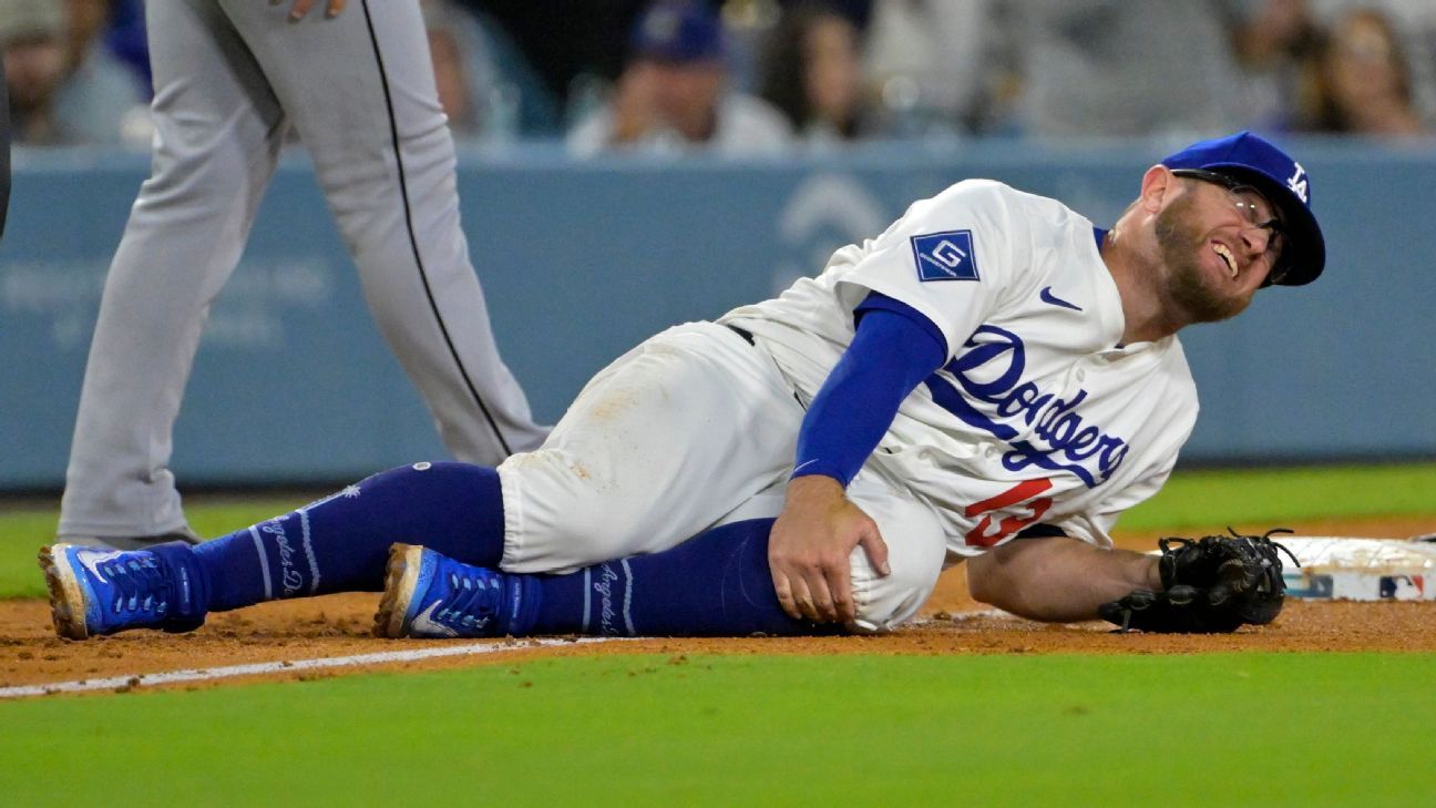 Featured image for Dodgers' Max Muncy Injured in Collision, Awaiting MRI