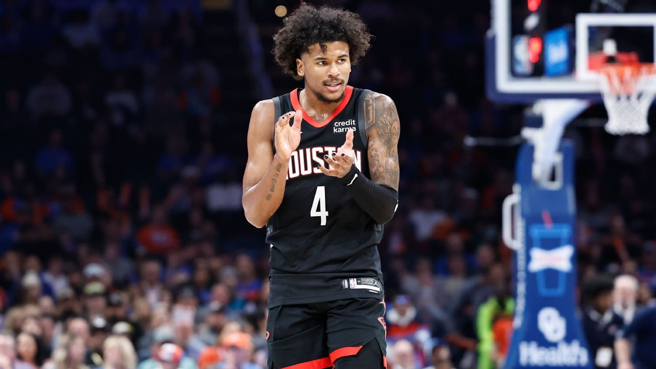 Featured image for "Rockets' 10th Straight Win in OT Thriller Sets Sights on Play-In"