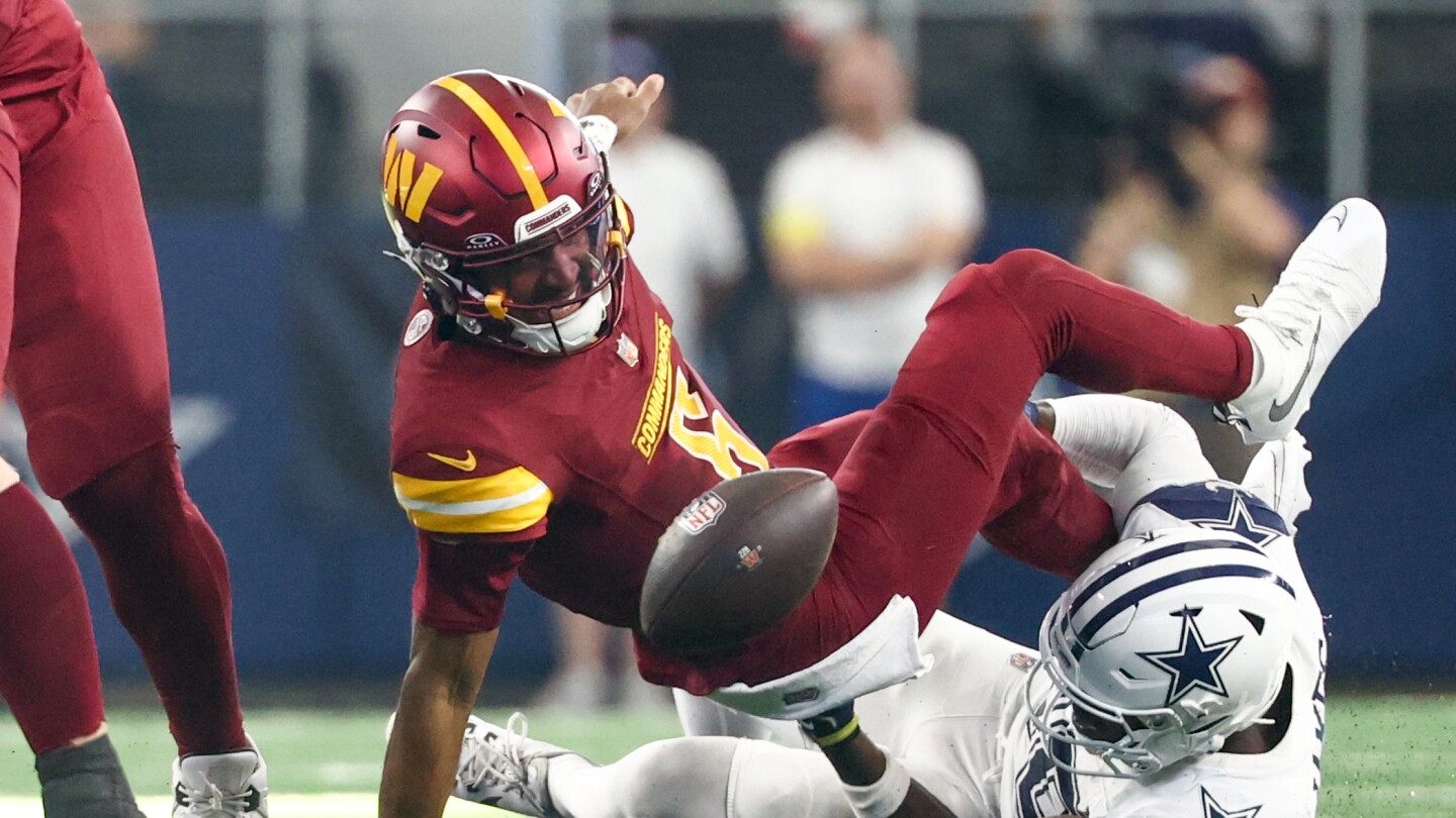Cowboys dominate Commanders to climb NFC East standings