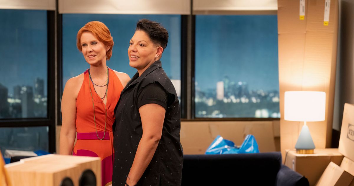 Featured image for "And Just Like That" Season 2 Trailer Reveals Aidan's Return and Carrie's New Life