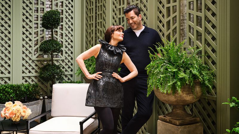 Featured image for Zooey Deschanel and Jonathan Scott Showcase Their Maximalist NYC Apartment