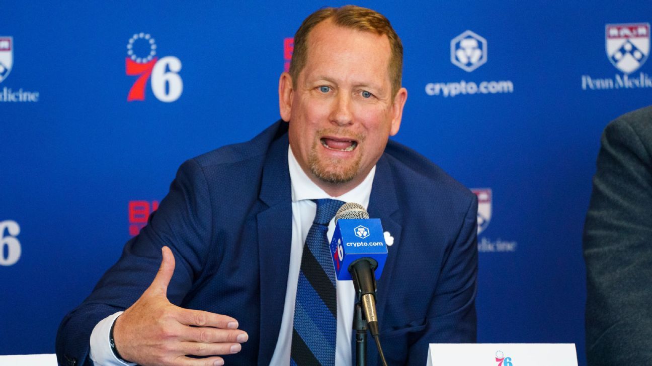 "Sixers' Nick Nurse confident James Harden can lead team to championship"