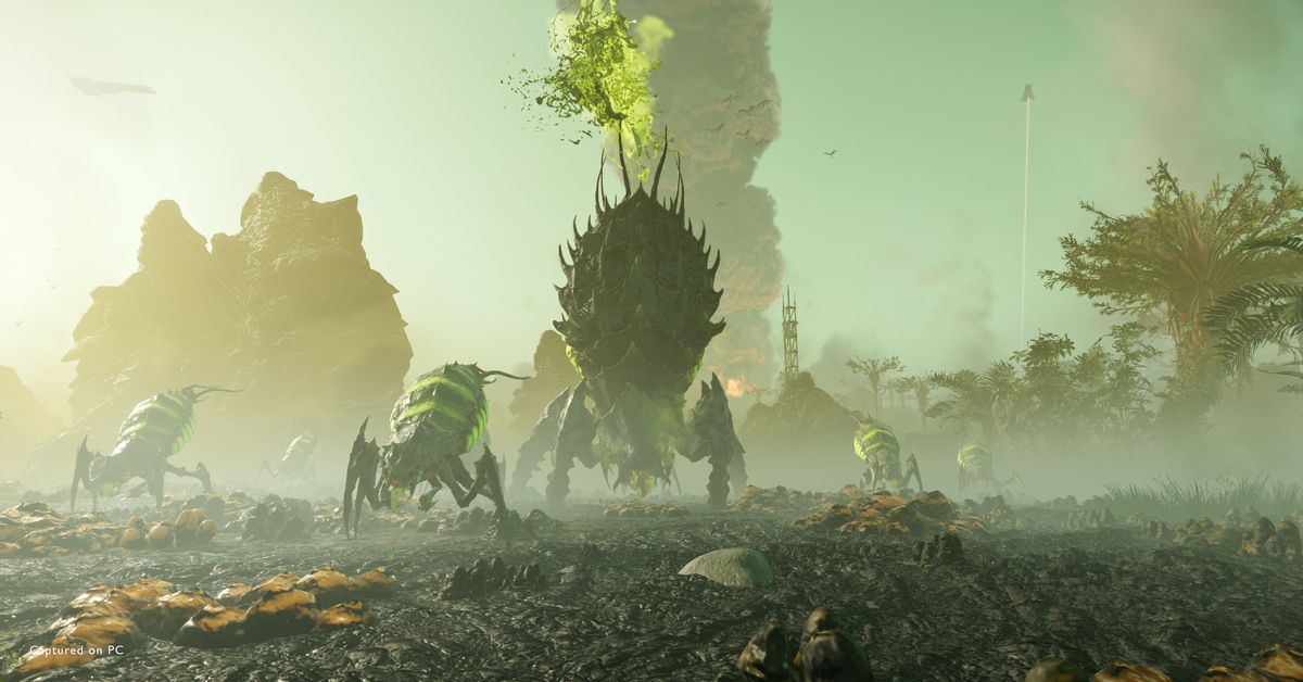 Featured image for "Helldivers 2 Patch Balances Weapons and Enemies for Enhanced Gameplay"