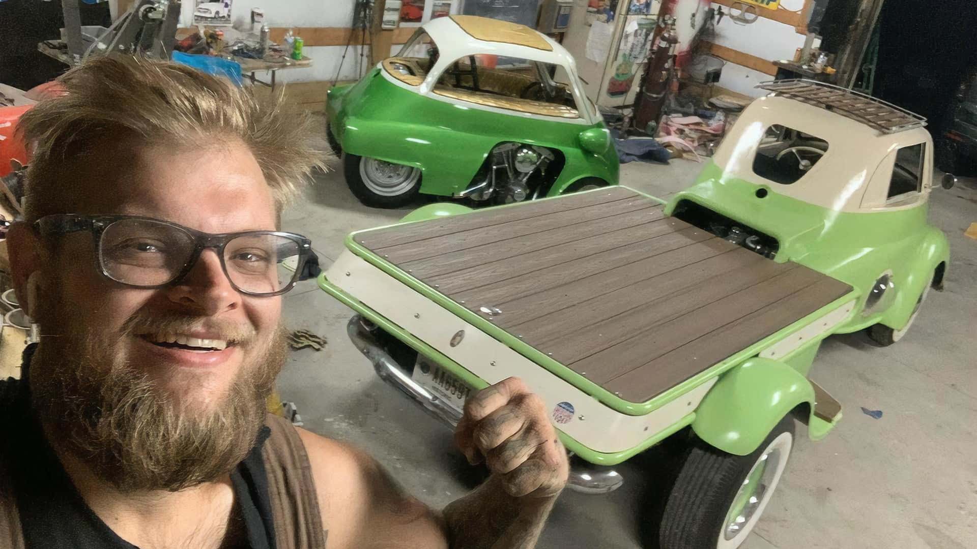 Featured image for Harley Shovelhead-Powered BMW Isetta: A Unique Creation