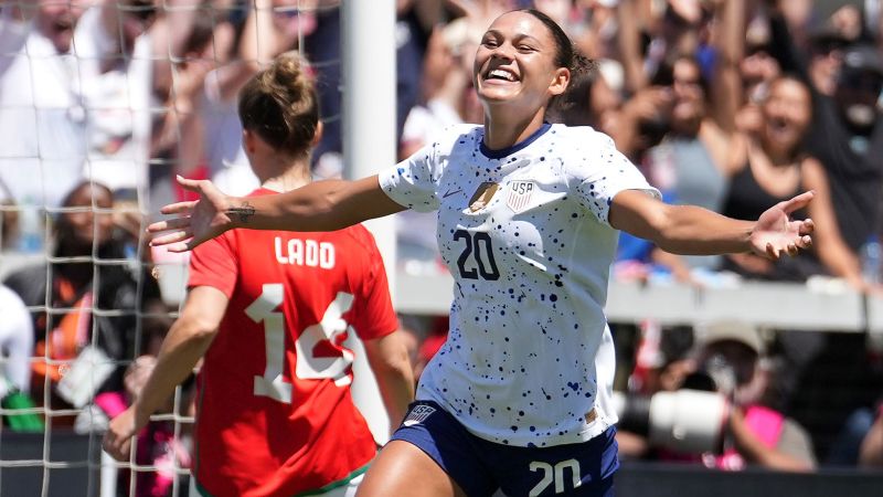 Featured image for Trinity Rodman's Stellar Performance Ignites USWNT Ahead of World Cup