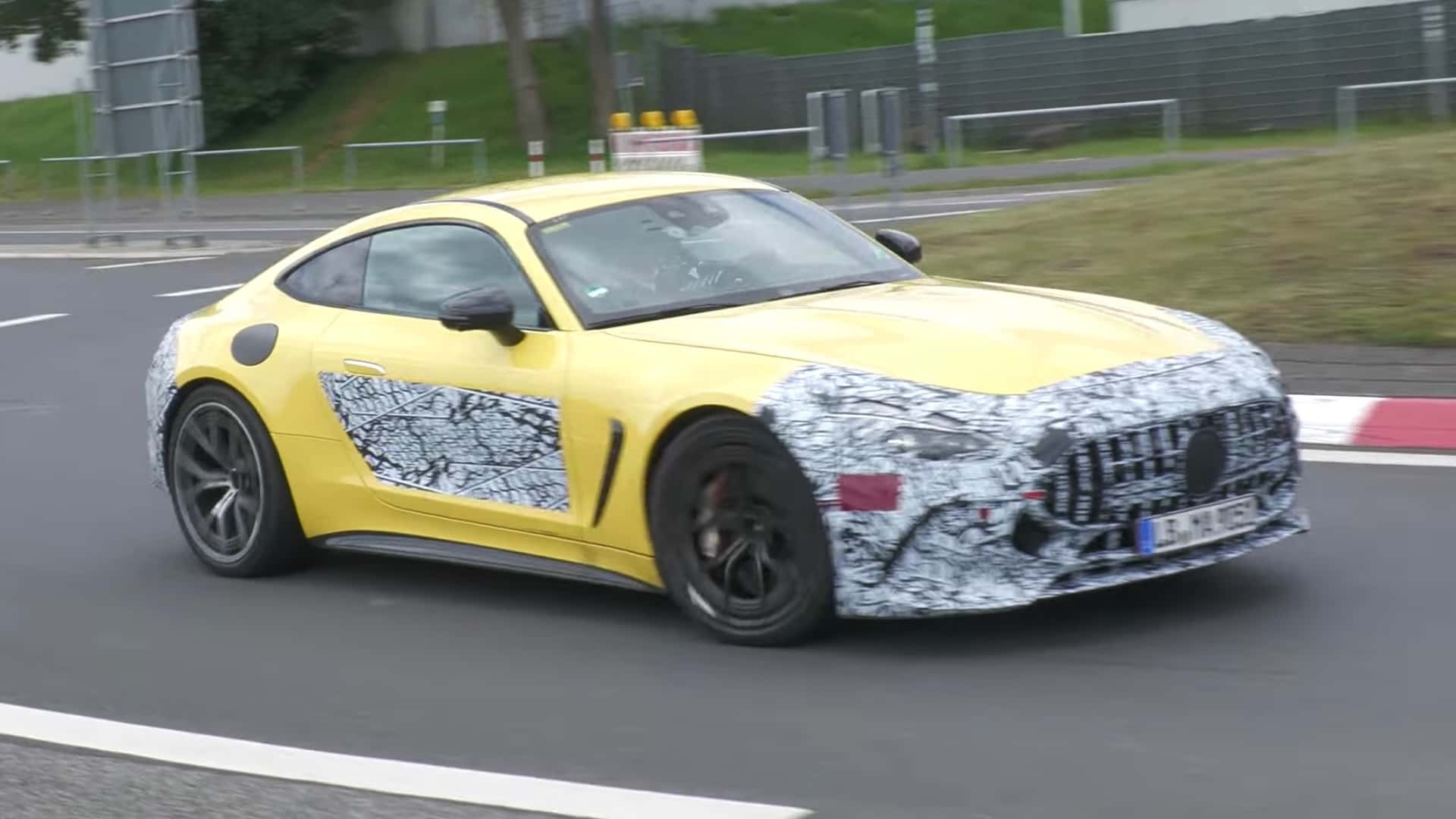 Featured image for "2024 Mercedes-AMG GT Coupe Spotted Testing in Vibrant Array of Colors"