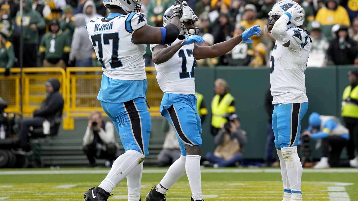 Featured image for Panthers' Rico Dowdle shines in narrow 16-13 victory over Packers