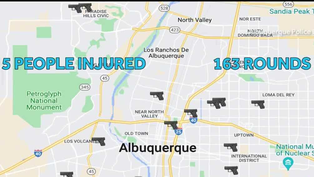APD links legally-purchased firearms to 17 shootings in Albuquerque.