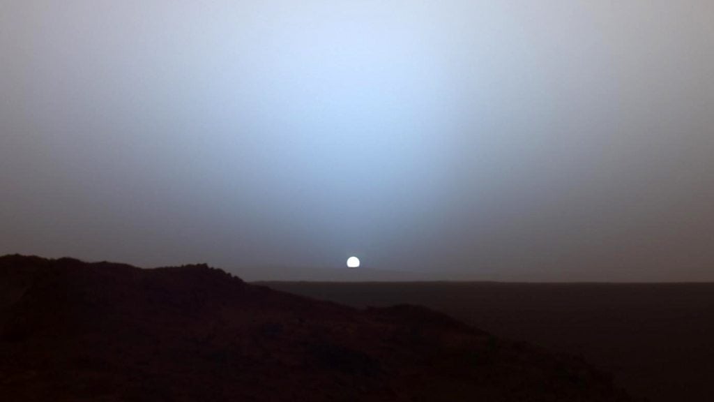 Featured image for "Why Mars Sunsets Glow Blue"