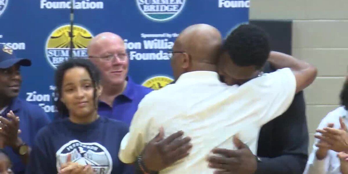 Featured image for Zion Williamson's Stepfather Stands by Him Amid Drama and Controversy.