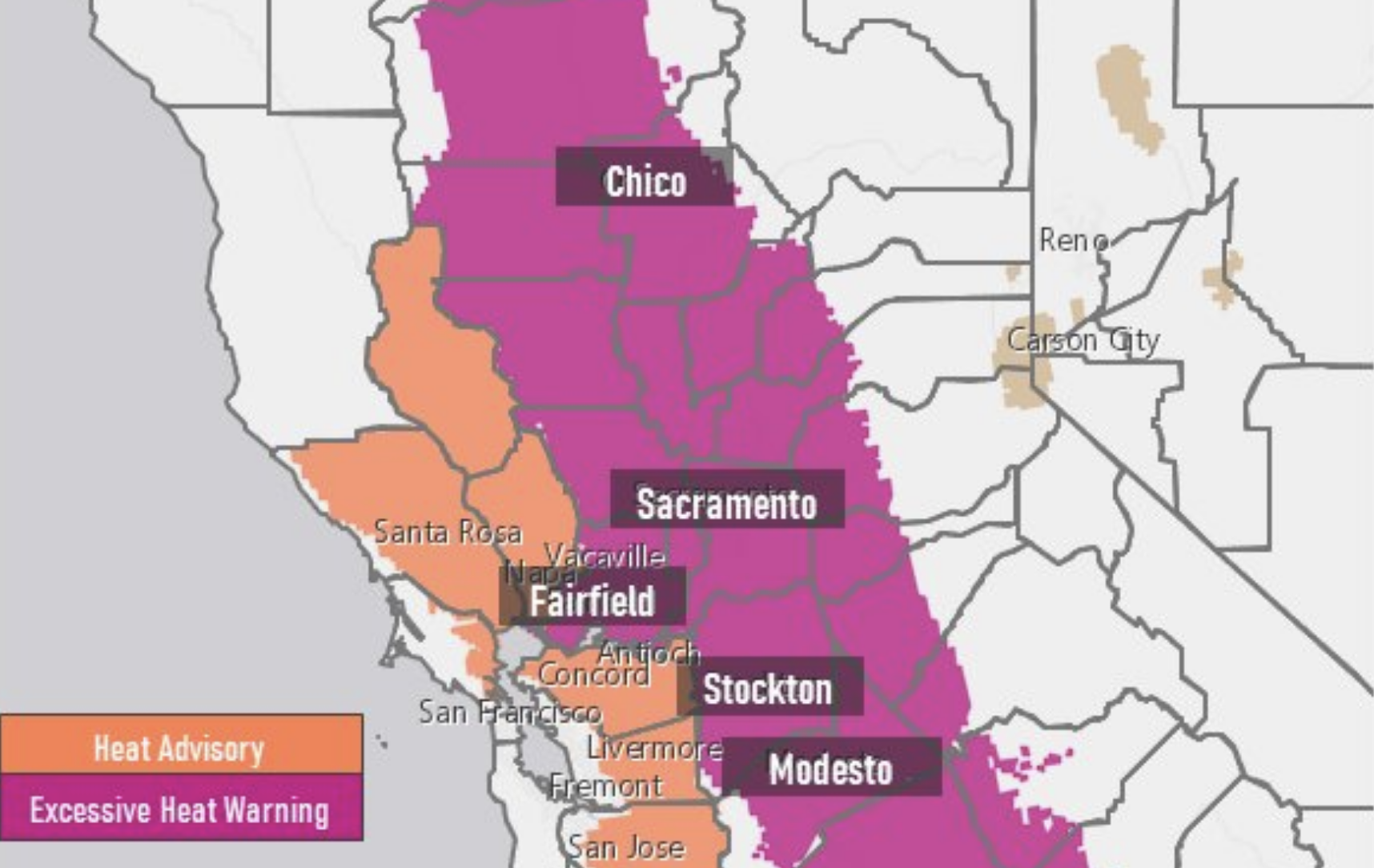 "Record Heatwave Triggers Urgent Warnings Across California and Nevada"