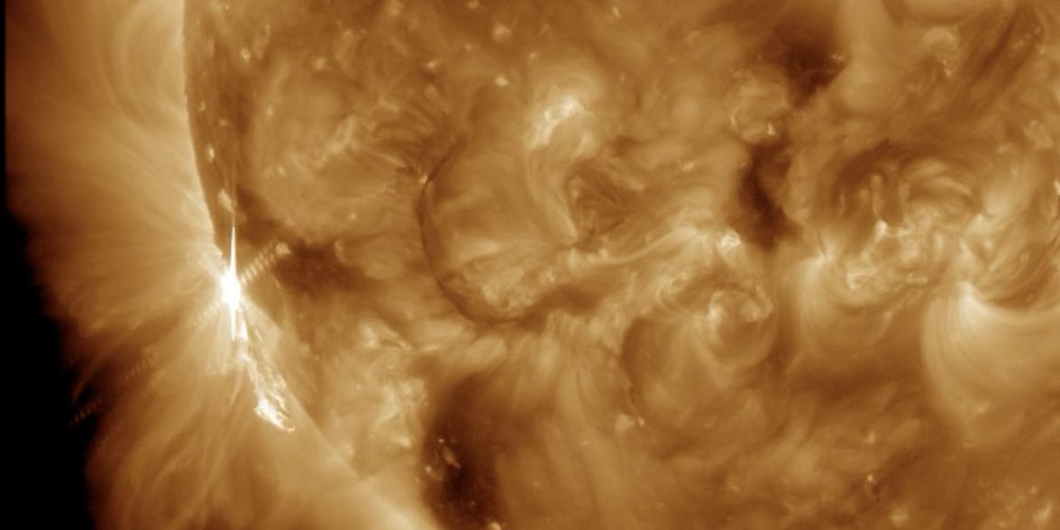 "Hidden sunspot triggers radio blackouts on Earth"