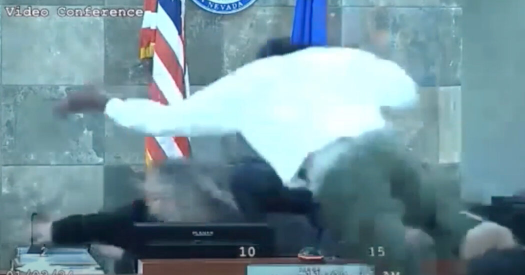 Featured image for "Las Vegas Judge Attacker Sentenced to Up to 4 Years in Prison"