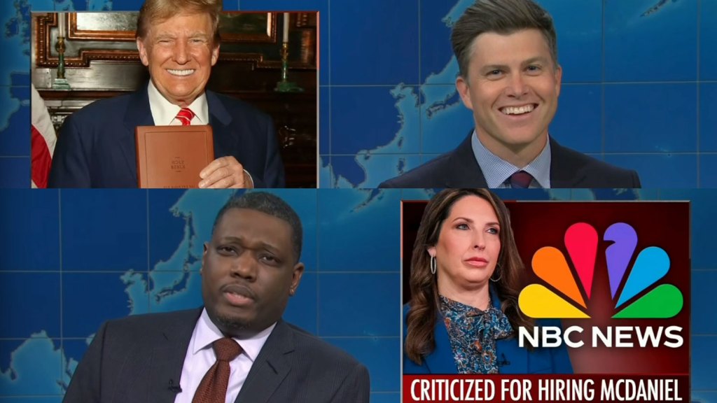 Featured image for "SNL Mocks Trump's Bible Stunt and Christian Reaction"