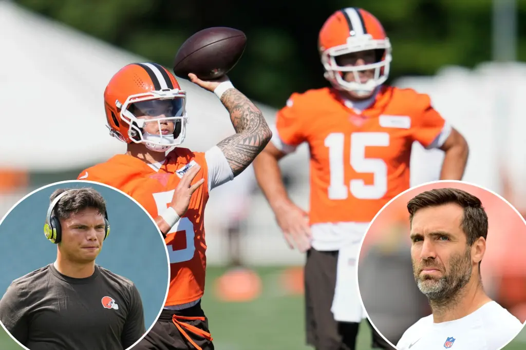Featured image for Browns Bench Joe Flacco, Name Rookie Dillon Gabriel as Starter