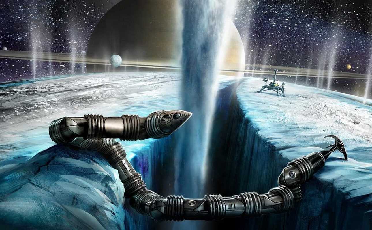 NASA's Giant Robot Snake to Explore Icy Moon of Saturn and Other Planets