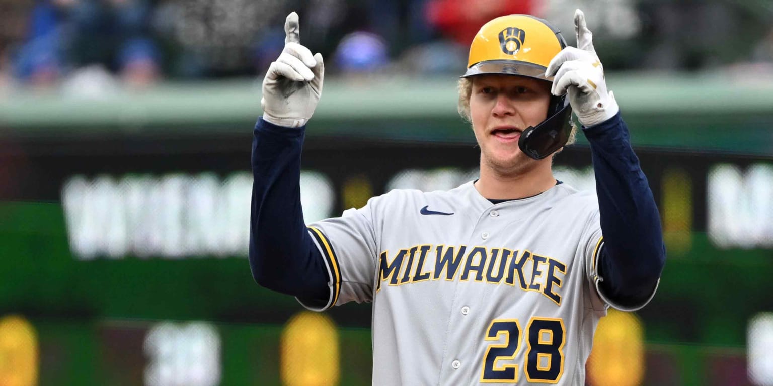 Featured image for "Joey Wiemer shines in MLB debut with Brewers despite team injury setback"