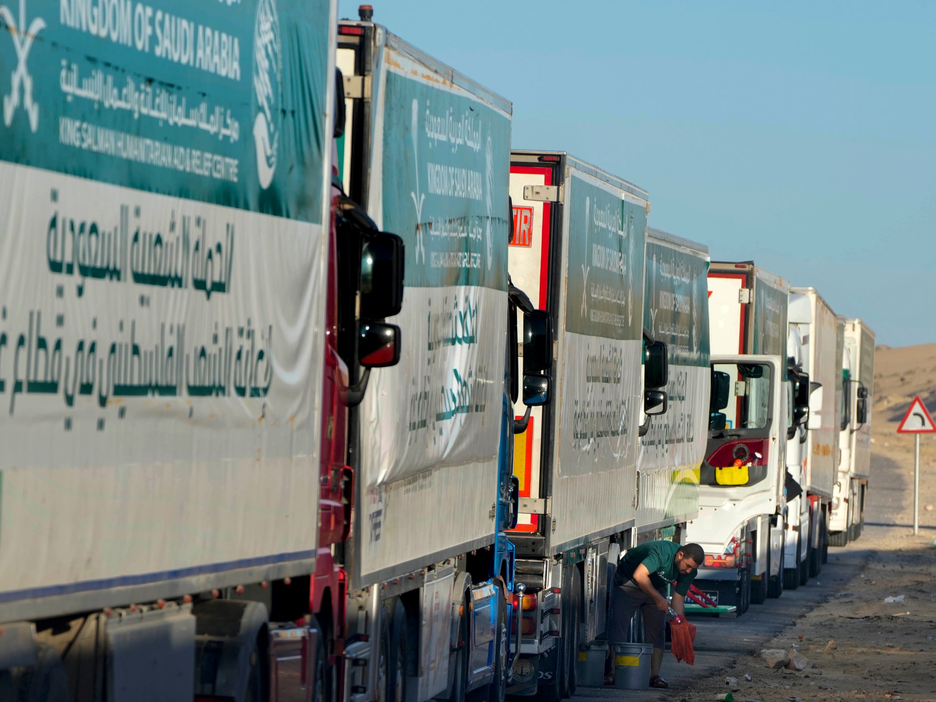 "Israel's Aid Reduction in Gaza Sparks Concerns as First Aid Trucks Enter Since Truce Collapse"