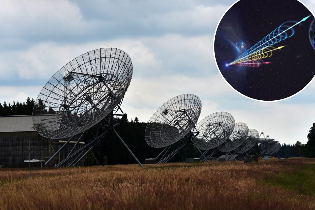 "Experts detect powerful radio bursts from neighboring galaxy, sparking alien theories"