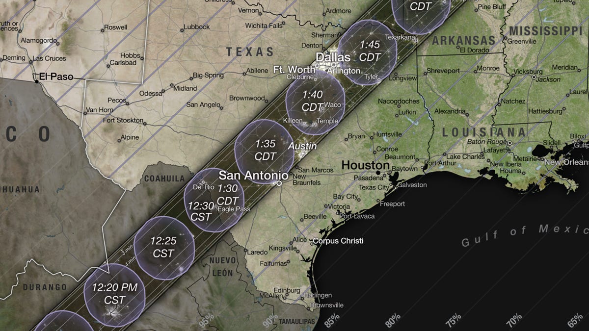 "2024 Solar Eclipse: Updated Path and Best Viewing Locations"